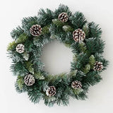 Christmas Garland Decor, Artificial Christmas Wreaths for Front Door, Christmas Window Garland Door Decorations Winter Ornaments