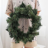 Christmas Garland Decor, Artificial Christmas Wreaths for Front Door, Christmas Window Garland Door Decorations Winter Ornaments
