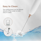 Handheld Electric Milk Frother, Battery Operated Froth Maker, Mini Blender & Electric Blender Coffee Milk Frother Perfect
