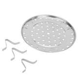 9.4in Steamer Rack, Stainless Steel Canning Rack Cooking Food Vegetable Steaming Tray Steam Basket for Pressure Cooker Stainless
