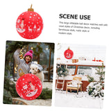 Inflatable balloons, holiday decorations, Christmas garden spheres, Christmas decorations, Christmas inflatable outdoors