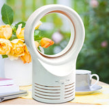 2 pcs Bladeless Desk Fan, Portable Quiet Office Fan, 2 Speeds, Easy to Clean, Small Tabletop Personal Fan for Office