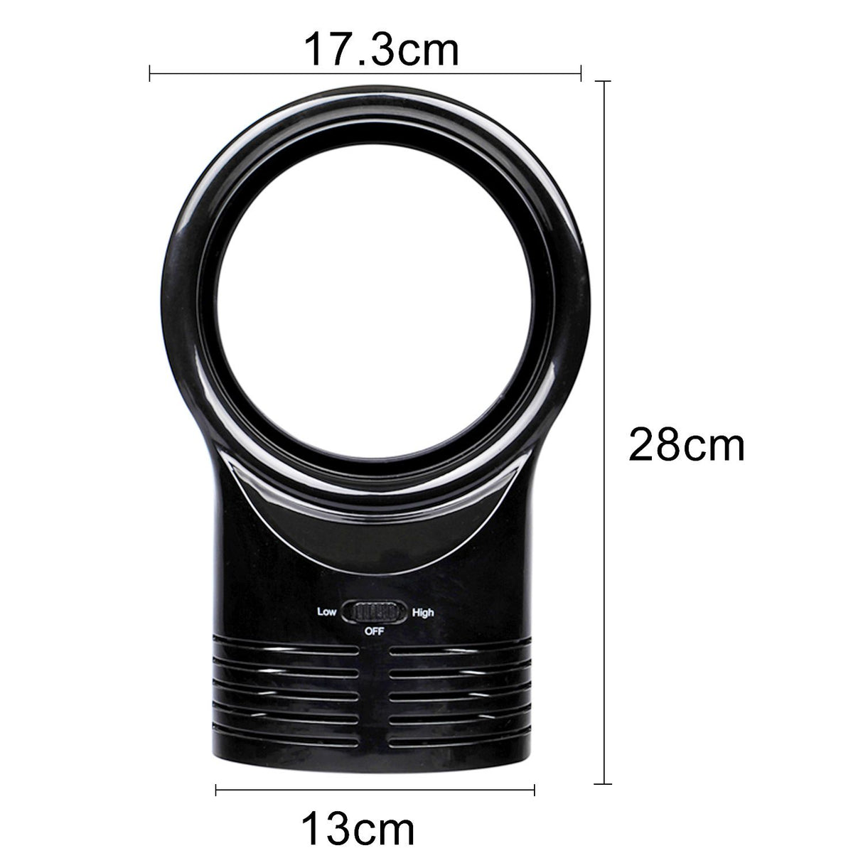 2 pcs Bladeless Desk Fan, Portable Quiet Office Fan, 2 Speeds, Easy to Clean, Small Tabletop Personal Fan for Office