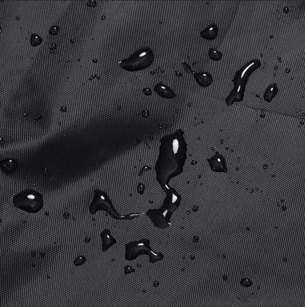 Fan Cover Washable All Electric Fan Sleeve Waterproof Dustproof Protective Cover for Pedestal Stand Fan Floor Fan - Black (Black)