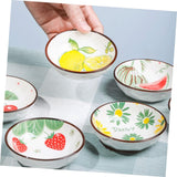Mini Dip Plates Soup Bowl Sauce Dish Appetizer Serving Tray Side Dish Bowl Chip Dip Dish Snack Plates Fruit Seasoning Dish Small