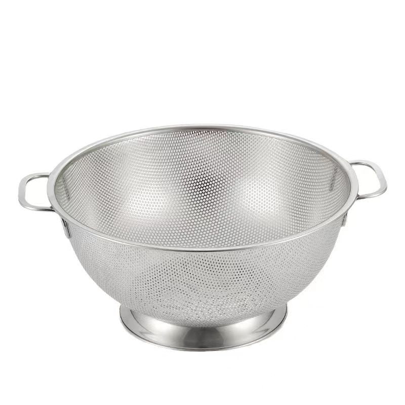 Stainless Steel Kitchen Strainer For Washing Rice, Pasta And Small Grains fruits or strain rice faster than ever