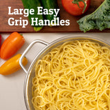 Stainless Steel Kitchen Strainer For Washing Rice, Pasta And Small Grains fruits or strain rice faster than ever