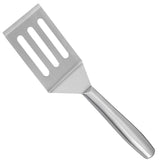 Plated Silver Stainless Steel Frying ula, Non-Scratch, Round Edges, Practical Kitchen Accessory