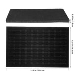 Earring Organizer Sponge Tray Black Velvet Jewelry Insert Pad for Home and Store Use