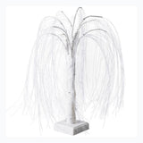 Light up Tree Decor Indoor, 60 LED 19.7Inch RGB Lighted Tree Tabletop Lamp, Small White Willow Tree with Lights for Birthday Thanksgiving Wedding Party Home Decoration