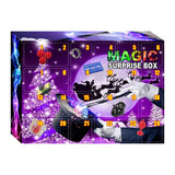 Christmas Advent Calendar Magic Tricks Funny 24 Days Christmas Countdown Calendars Surprise Magic Props Family Party Games Gifts for Boys Girls Xmas Birthday New Year