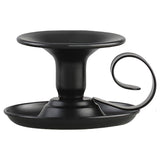 Retro Iron Taper Candle Holder, Candlestick Holder Candlelight Stand with Handle Simple Ring Candle Stick Holder for Wedding Dinning Party Dinning Home Events Desktop Table Decor