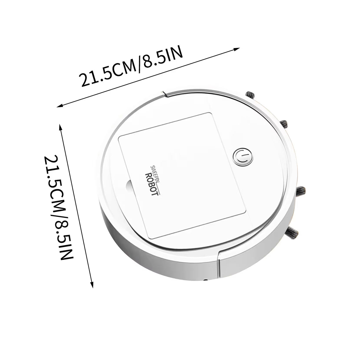 Robot Vacuum Cleaner Robot Vacuum and Mop Combo with Super Stong Suction, Personalized Cleaning Adjustments, Self-Charging Robotic Vacuum Cleaner, Advanced Obstacle Avoidance (Black)