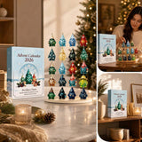 Christmas Countdown Calendar Calendar for Kids, Nativity Advent Calendar, Christmas Stuff Sea Glass Tree Ornament 24 Days