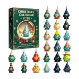 Sea Glass Advent Calendar 2026, Christmas Countdown Calendar with Unique Seaglass Gnome, Gnomes Advent Calendar for Home Decor