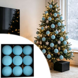 12PCS Christmas Tree Ornaments Clearance, Large Christmas Ball Ornaments Indoor, Green  Tree Hanging Pendants for Home