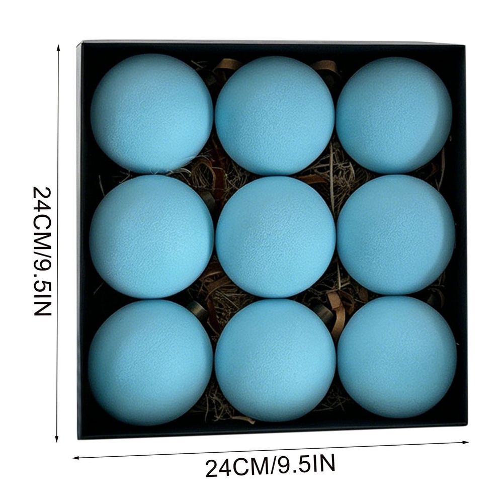12PCS Christmas Tree Ornaments Clearance, Large Christmas Ball Ornaments Indoor, Green  Tree Hanging Pendants for Home