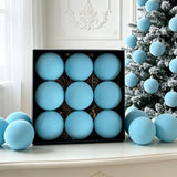 12PCS Christmas Tree Ornaments Clearance, Large Christmas Ball Ornaments Indoor, Green  Tree Hanging Pendants for Home