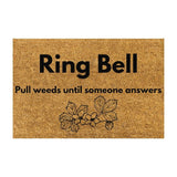 Area Rug Door Mats Ring Bell Pull Weeds Until Someone Answers Polyester Water Absorbing Mat Bathroom Door Non Slip Polyester Mat Wear Mat Water Absorption Bathroom 1PC