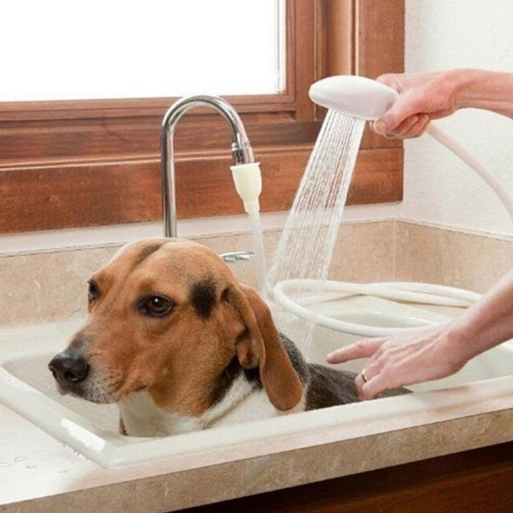 Other Cleaning SuppliesPet Washing Grooming Tools Pet Shower Sprayer Portable Dog Shower Head Sprayer For Tub Faucet Cat And Dog Bath Cleaning Supplies Massage Easy