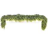 Christmas Cedar Garland Artificial Real Touch Thickness Realistic Greenery Pine Garland for Mantle Fireplace Outdoor Indoor Christmas Decorations1.8m
