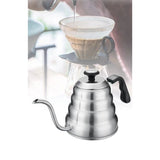 1.2L Pour Over Coffee Kettle, Small Gooseneck Kettle with Thermometer and Ergonomic handle, Pour Over Kettle Stainless Steel  Gooseneck Tea Kettle for all occasions.