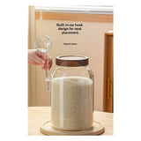 Glass Jar with Lid , Borosilicate Large Glass Flour Sugar Storage Containers for Tea,Cereal, Egg and More,Leak-proof Screw Lid (1 Spoons)1250ml