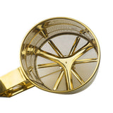 Stainless Steel Fine Mesh Sieve Flour Sifter Flour Cup Sifte A unique gifts for baking enthusiasts (Golden)