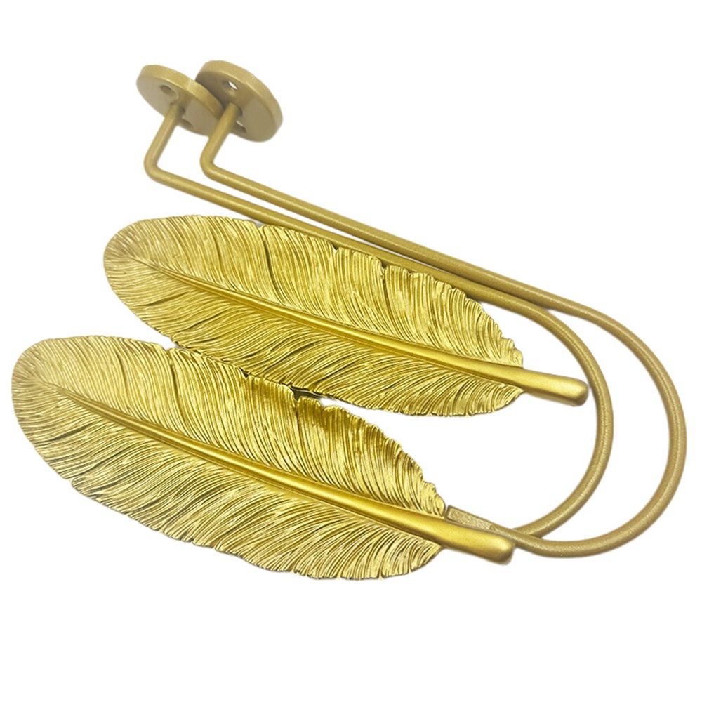 Curtain Tiebacks Gold Vintage Big Leaf Design Curtain Holdbacks Curtain Drapery Holdbacks Tie Back Hook -2pcs(Gold)