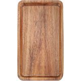 Small Wooden Platters Rectangle Mini Charcuterie Boards Acacia Wood Serving Trays Home Decor Cheese Board Cake Appetizer Plates Kitchen Charcuterie Platter （19CM*10.5CM ）