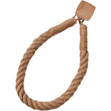 2 Pcs Natural Fiber Rope and Wood Roll Holder NonDrill Design Tissue Storage and Towel Shelf for Rental Homes （square）
