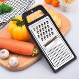 Multifunctional Multi-functional Stainless Steel Grater Vegetables and Cheese Cutter Potato Chopper Fruit Peeler Home Kitchen Accessories(Black)