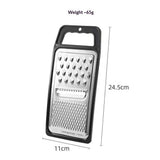 Multifunctional Multi-functional Stainless Steel Grater Vegetables and Cheese Cutter Potato Chopper Fruit Peeler Home Kitchen Accessories(Black)