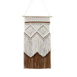 Hanging Tapestry Hand Woven Tapestries Boho Wall Art Decor Home Wall Decor Wall , Brown（40*70cm）