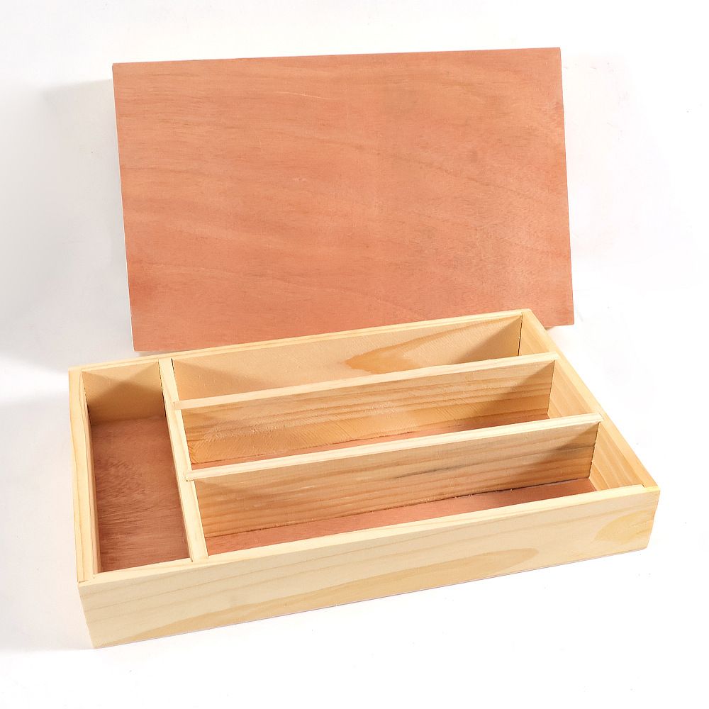 Drawer Organizer Premium Cutlery and Utensil Tray| Perfect For The Kitchen, Bathroom, Desk, etc.| Kitchen Drawer Divider with 4 Compartments