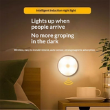 Motion Sensor Light Indoor, LED Night Light Closet Lights, Under Cabinet Battery Powered Ceiling Lights, AA Battery Operated Stick on Wireless Puck Lights for Wall, Step, Stair, Dimmable (5 Pack)