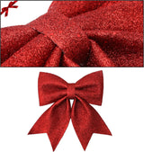 One Large Red Christmas Tree Topper Bow Big Christmas Tree Bows Red