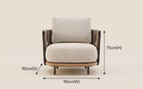 Woven Armrest Single Outdoor Sofa