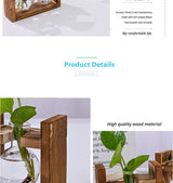 HydroponicWoodenFramewithSnap-On-DiamondSingleBottle