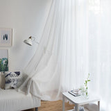 2 Pack Semi Blackout Sheer Curtains Navy Blue