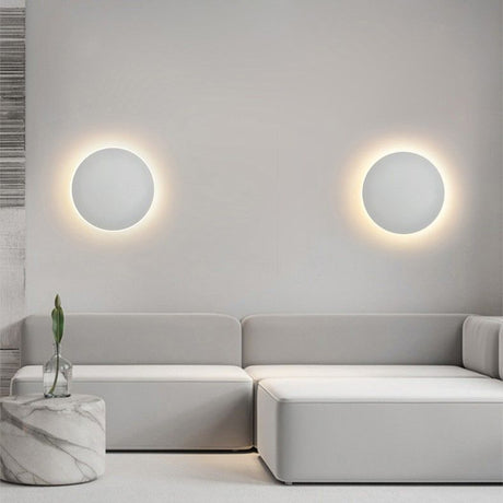 13CM White Regular Eclipse LED Wall Light Stepless Dimming