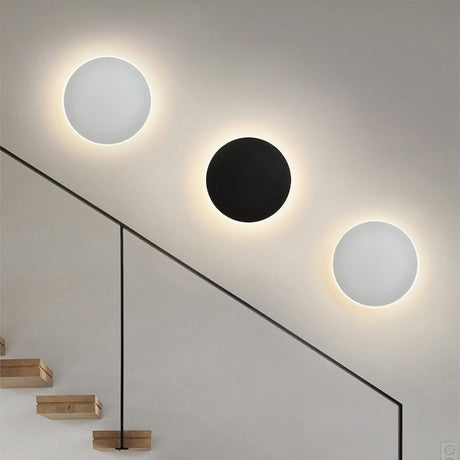 20CM White Touch Eclipse LED Wall Light Stepless Dimming