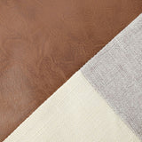 Grey Leather Splicing Throw Pillow Covers 2Pcs 45x45cm Soft Cushion Case for Living Room Car Interior Holiday Gift