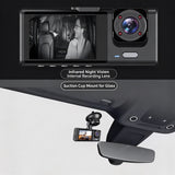 2‑Inch Screen HD Car Dash Cam Dual Front & Interior Lens With 32G Memory Card Night Vision Parking Monitor Mobile Recording, Practical Holiday Gift For Car Owners Halloween Christmas Car Gadget