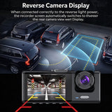 2‑Inch Screen HD Car Dash Cam Dual Front & Interior Lens With 32G Memory Card Night Vision Parking Monitor Mobile Recording, Practical Holiday Gift For Car Owners Halloween Christmas Car Gadget