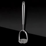 33cm Long Handle Stainless Steel Potato Masher 203g Perforated 8cm Head for Smooth Mash & Pumpkin Puree Halloween Dinner 1pc