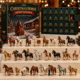 Christmas Horse Advent Calendar 24 Days of Horse Friends Countdown Blind Box Holiday Gift Set
