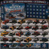 Reveal One Snow Clearing Rig Per Door 24-Piece Blind Box Set 3mm Acrylic Layers 26x18x3cm Countdown Display Gift
