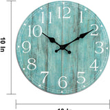 Wooden Wall Clock No.6, 10 Inch