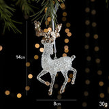 2pcs Walking Reindeer Christmas Ornament Props